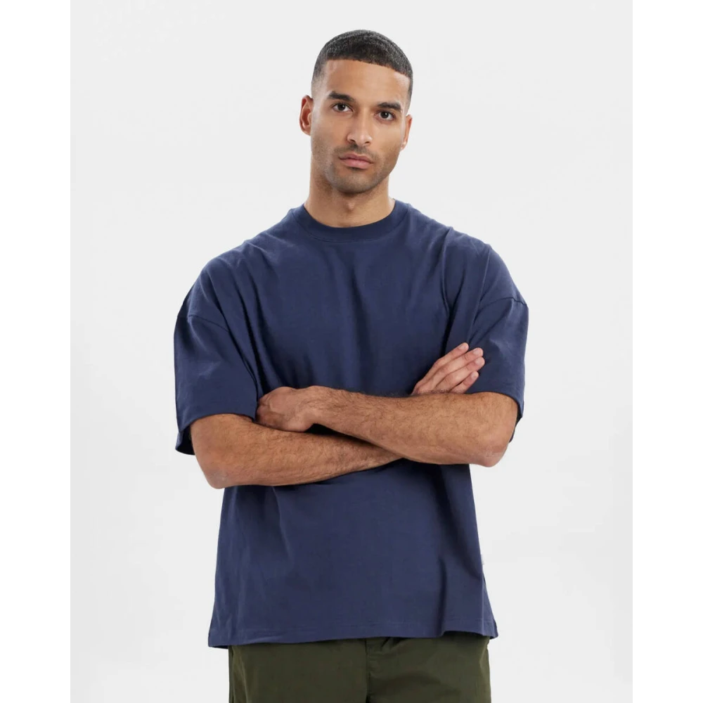Resteröds Oversized T-shirt Korte Mouw Blue Heren