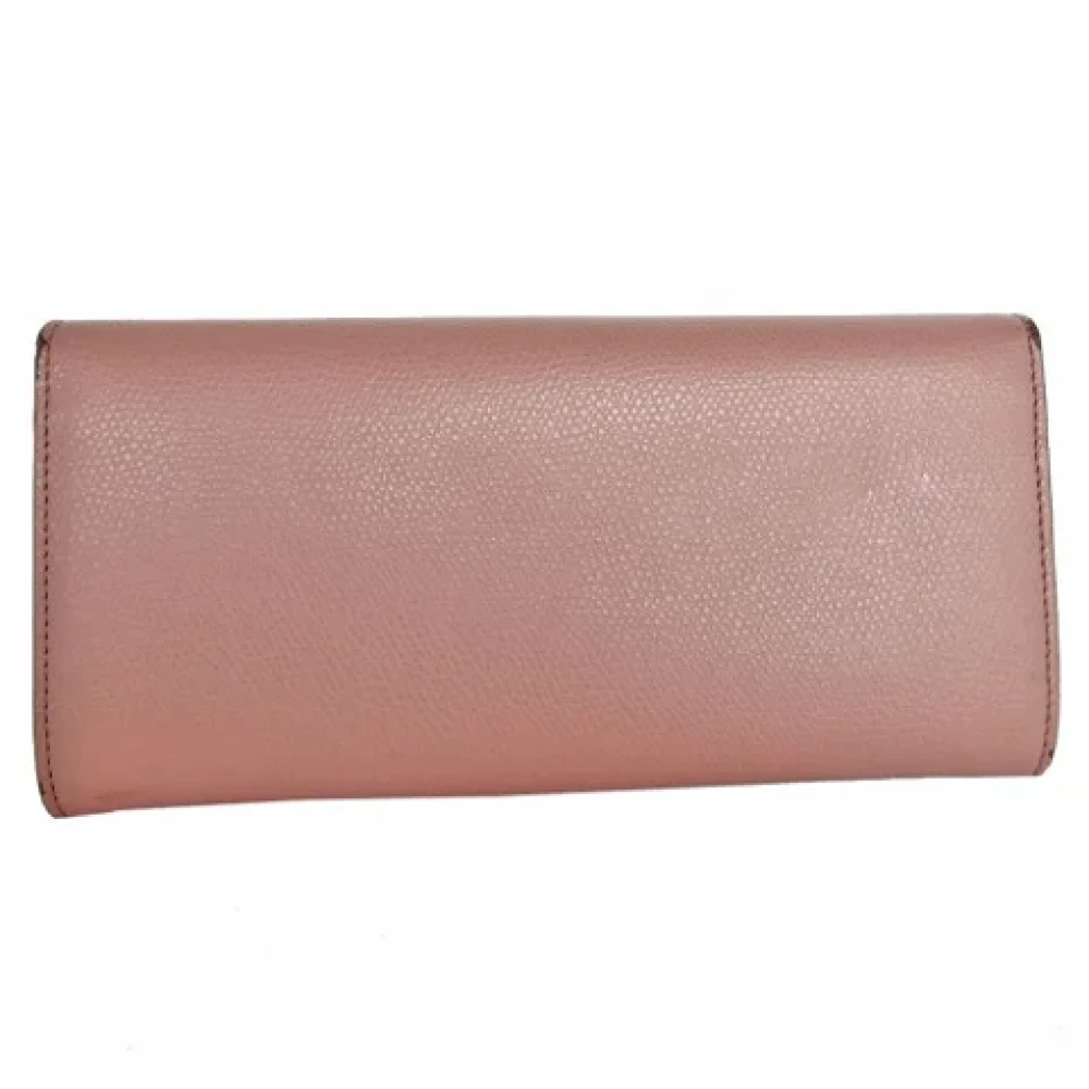 Fendi Vintage Pre-owned Leather wallets Pink Dames