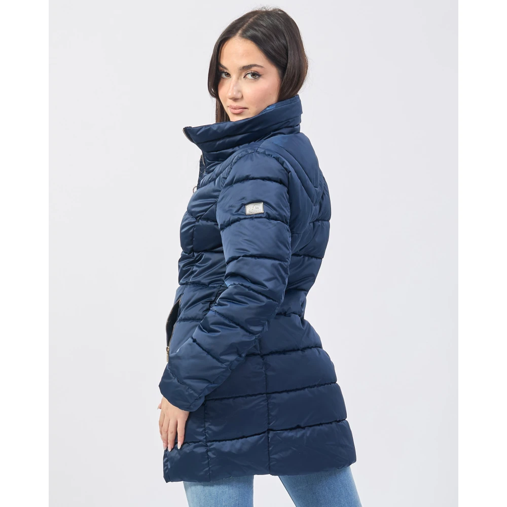YES ZEE Blauwe Winterjas Blue Dames