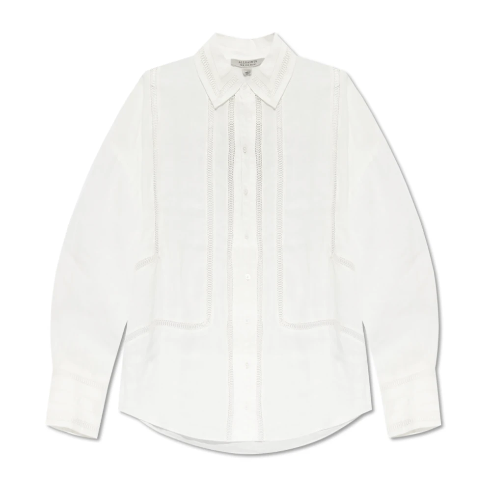 AllSaints Jade Shirt White Dames