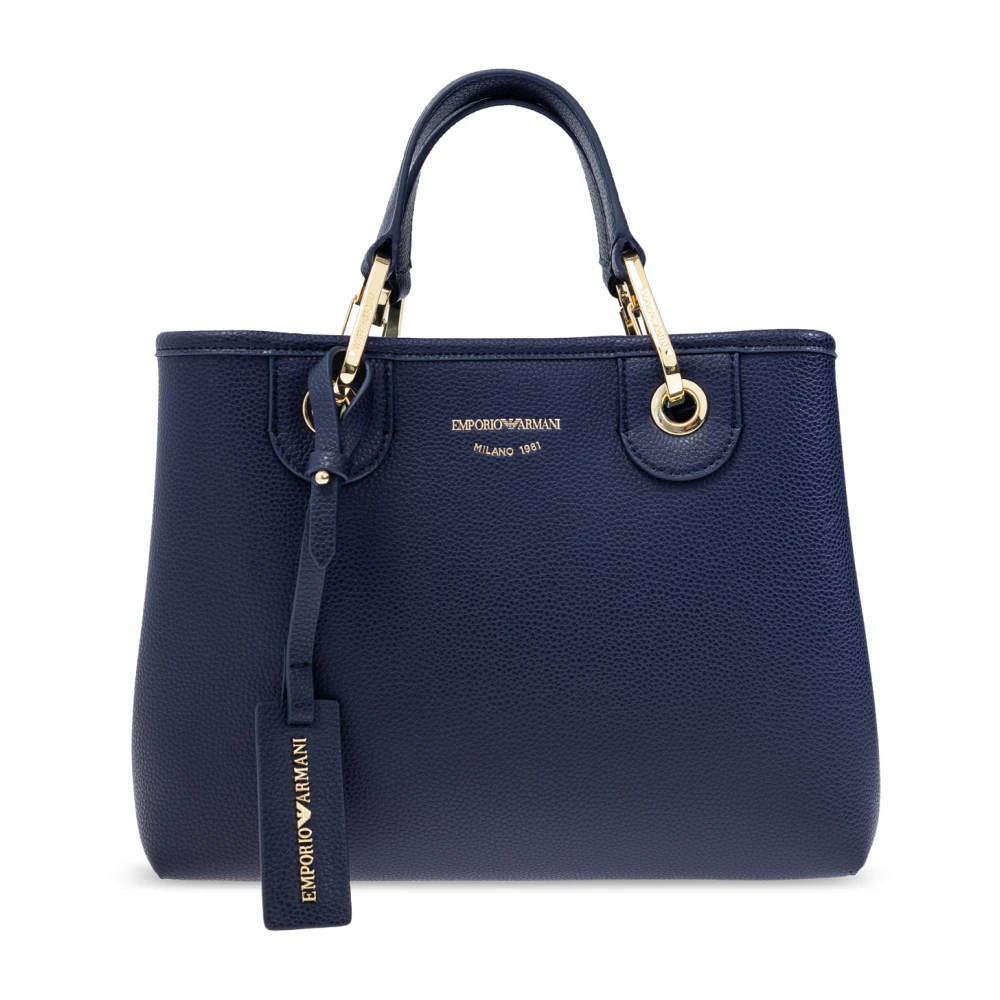 Emporio Armani Shopper väska Blue, Dam