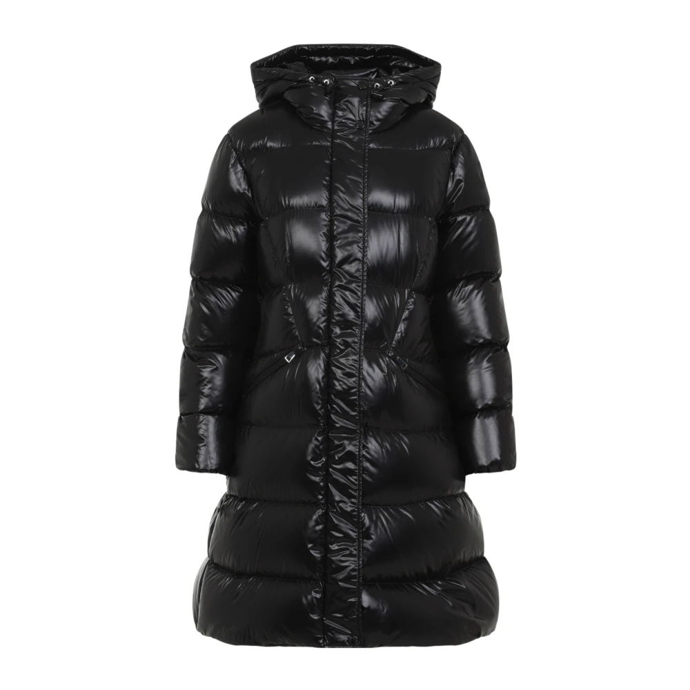 Moncler Svart Bellevue Jacka Black, Dam