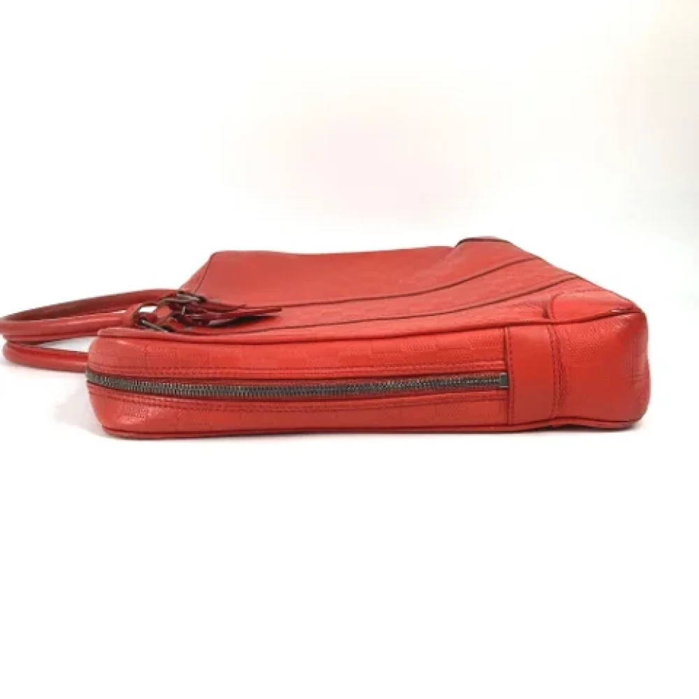 Louis Vuitton Vintage Pre-owned Fabric louis-vuitton-bags Red Heren