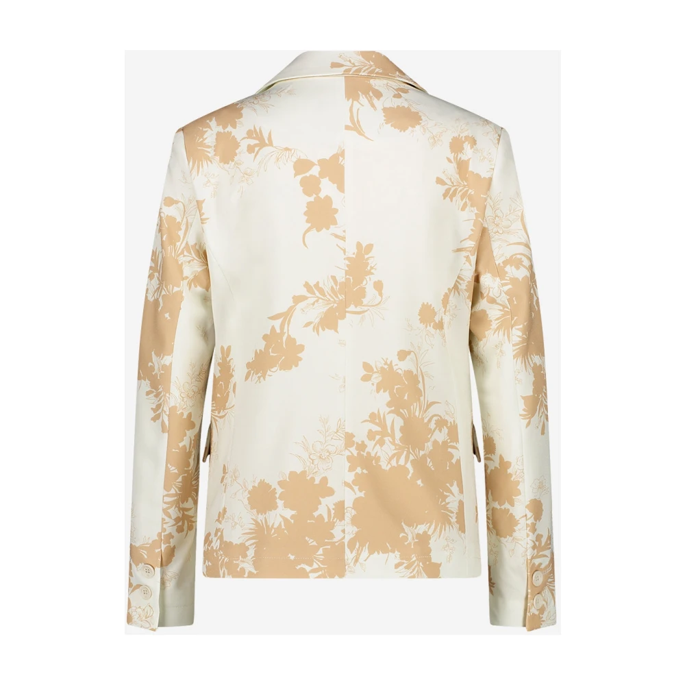 Jane Lushka Bloemen Blazer | Beige Dames