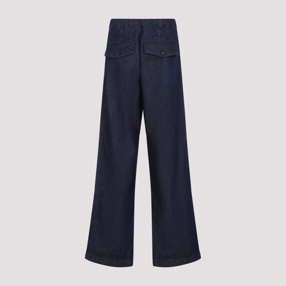 Dries Van Noten Denim Mode Jeans Blue Heren