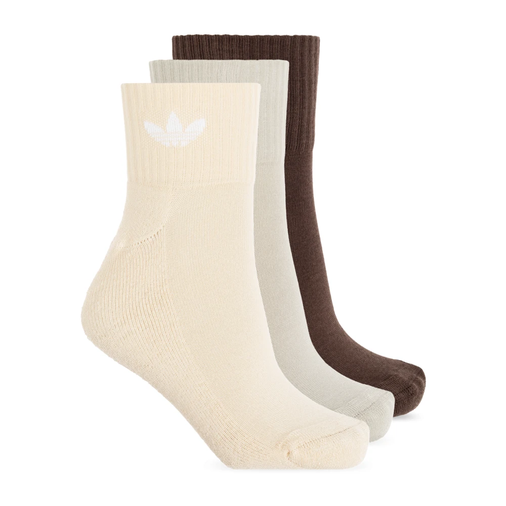 adidas Originals Driepak sokken met logo Multicolor Heren
