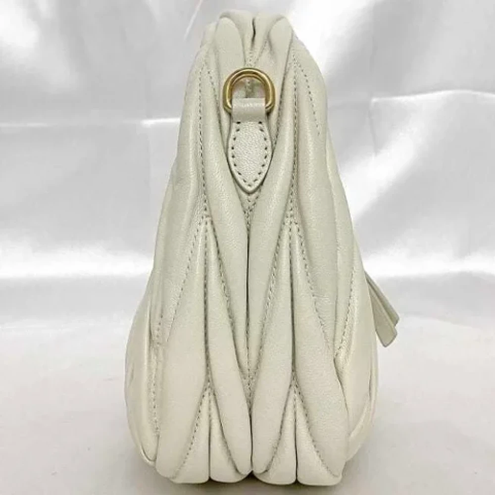 Miu Pre-owned Schoudertas Beige Dames