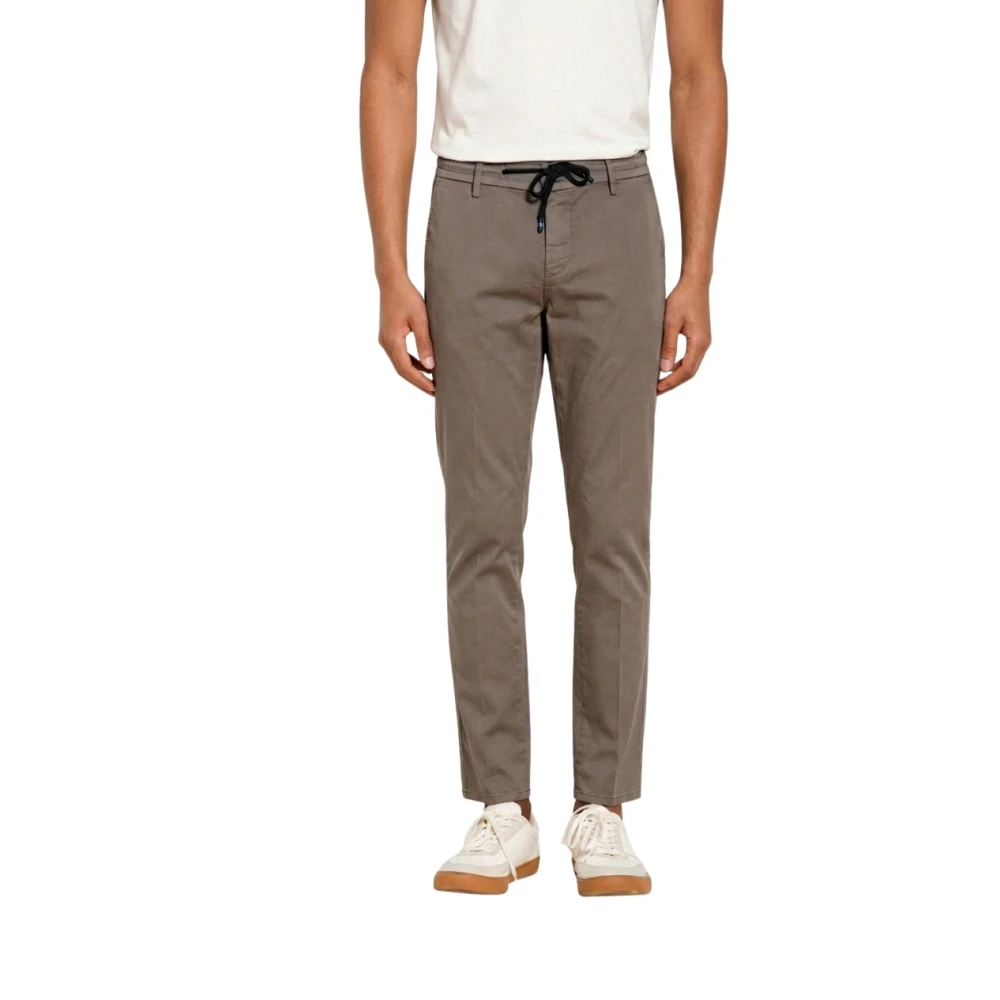 Mason's Mannelijk Grijs Broeken Heren, 3XL, Katoen, Milano Jogger Travel