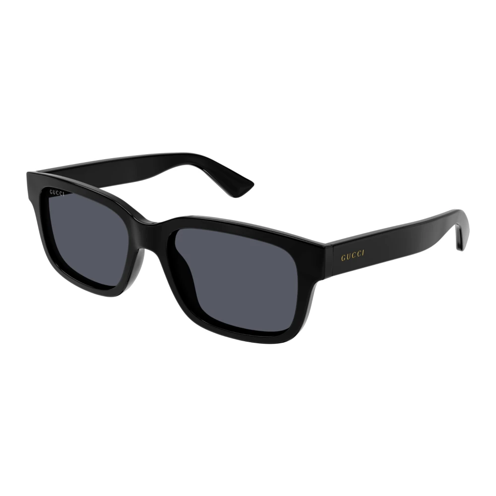 Gucci Black Sunglasses, Male, 56 Mm, Rectangular Sunglasses