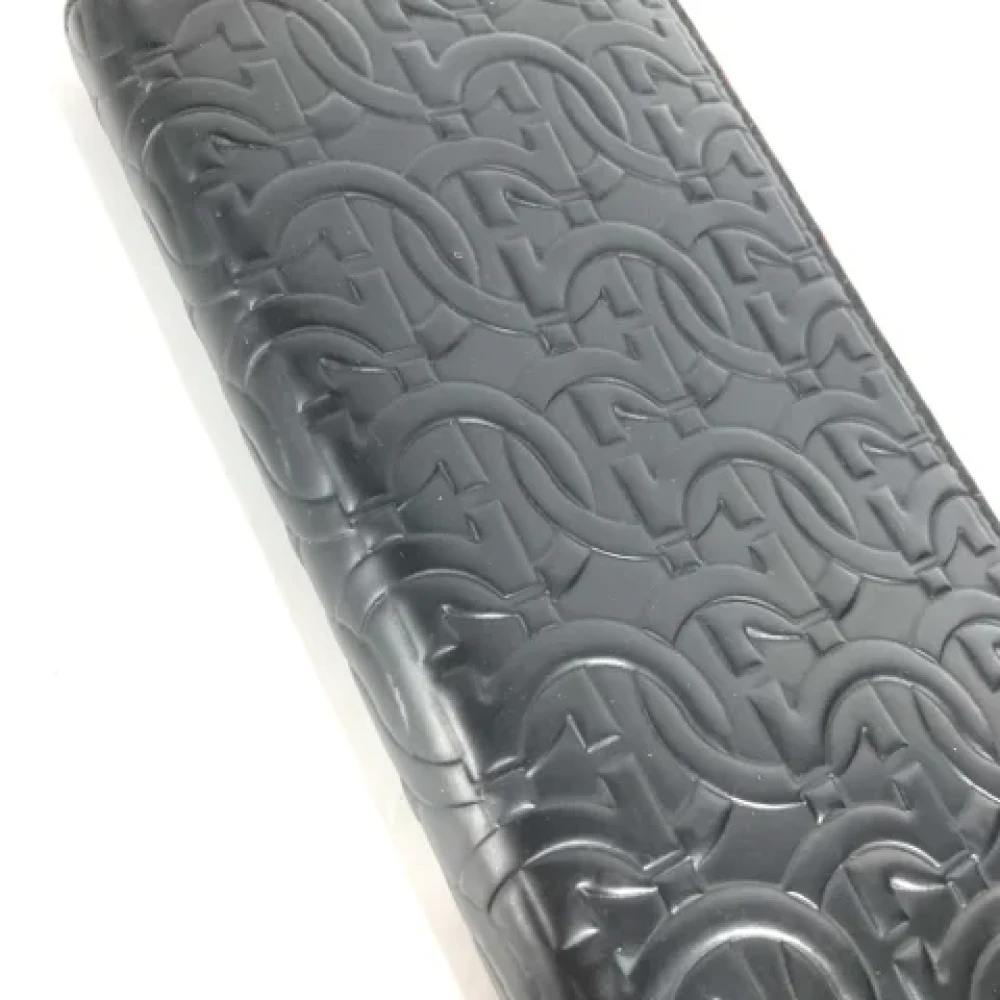 Salvatore Ferragamo Pre-owned Leather wallets Black Heren