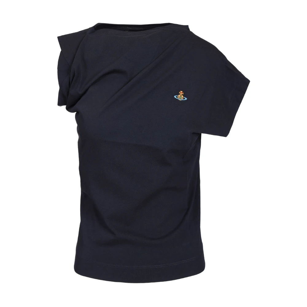 Vivienne Westwood Blue T-Shirts, Female, M, Hebo Top