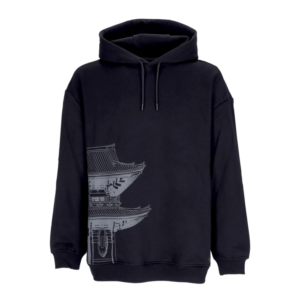 Dolly Noire Men's Black Tokyo Hoodie Sweatshirt - Hoodies - Xl - Sweatshirts & Hoodies