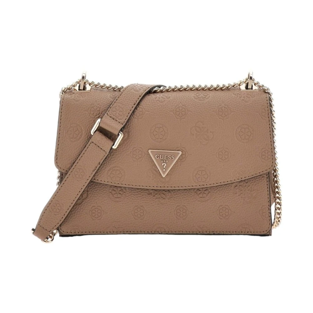 Guess Cresidia Crossbody Tas Beige Dames