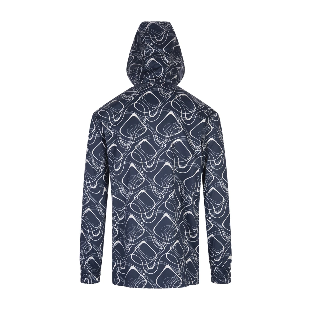 Kiton Blauwe Katoen Elastaan Slim Fit Broek Blue Heren