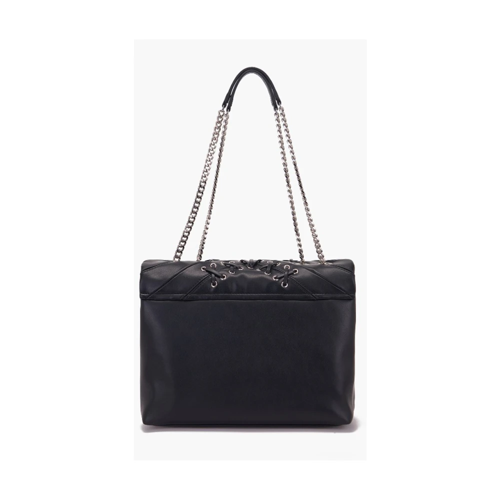 La Carrie Cross Laces Schoudertas Zwart Black Dames