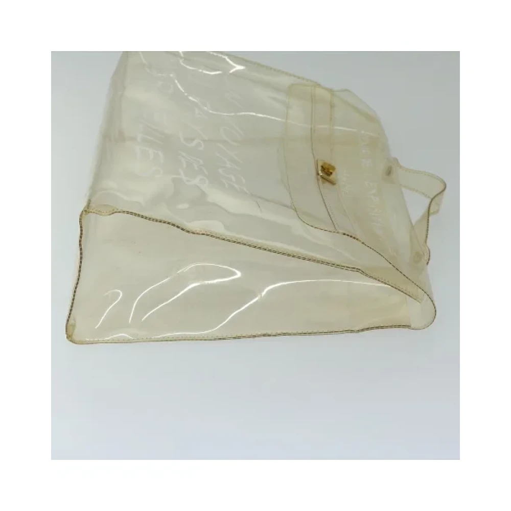 Hermès Vintage Pre-owned Canvas handbags Beige Dames