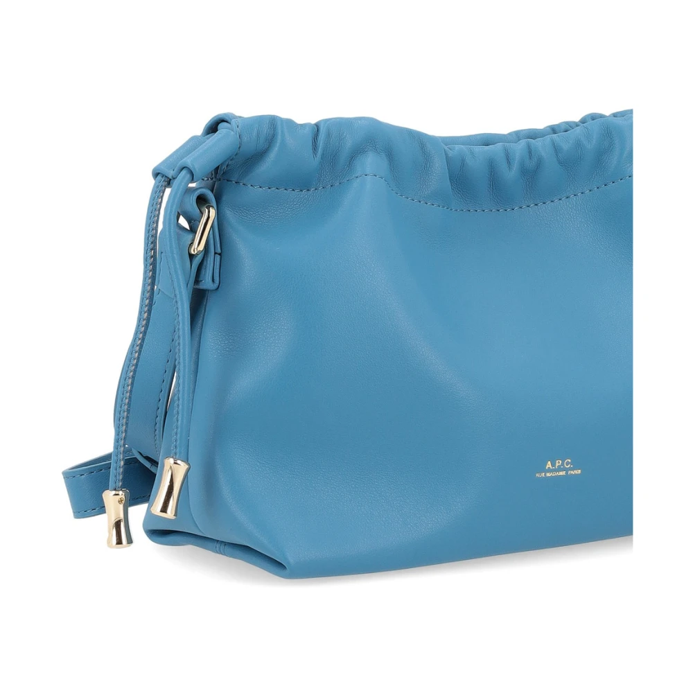 A.p.c. Ninon Mini Puaat-F61582-IAA Blue Dames