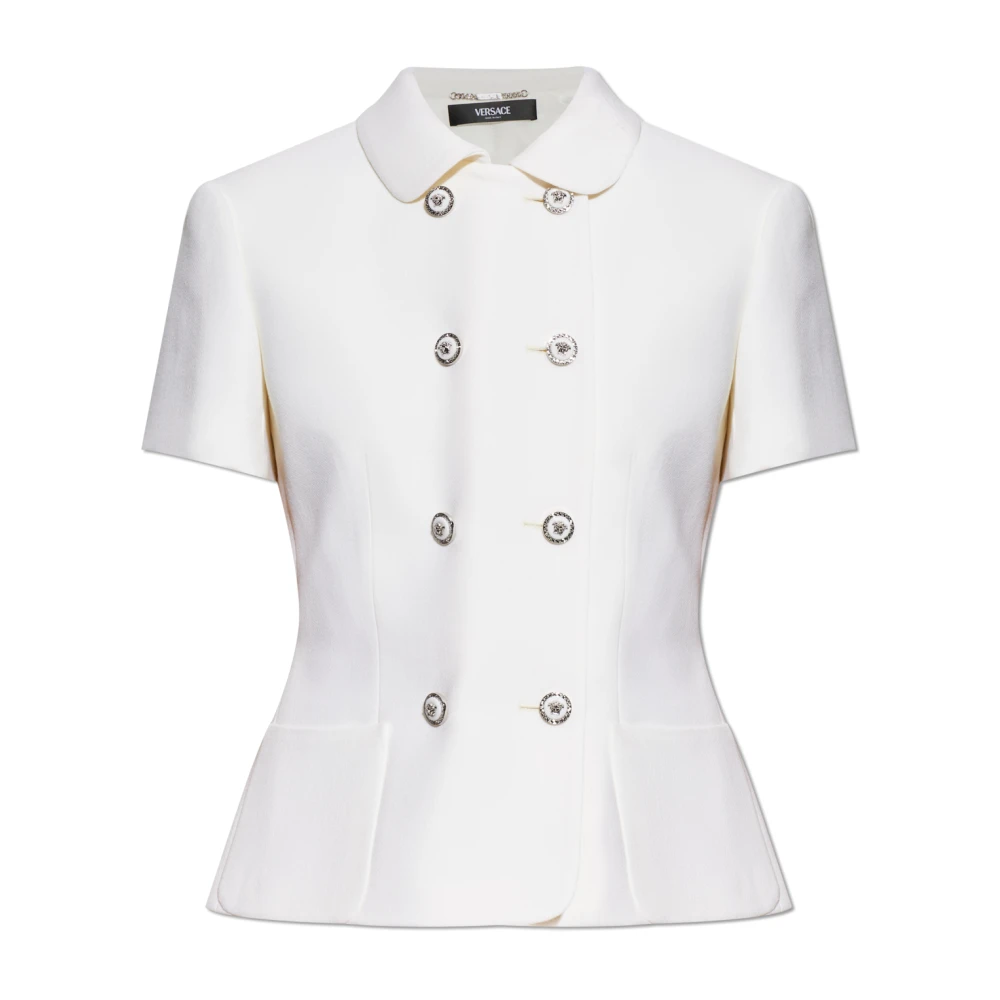 Versace Damen Weiß Jacken, Lgröße: