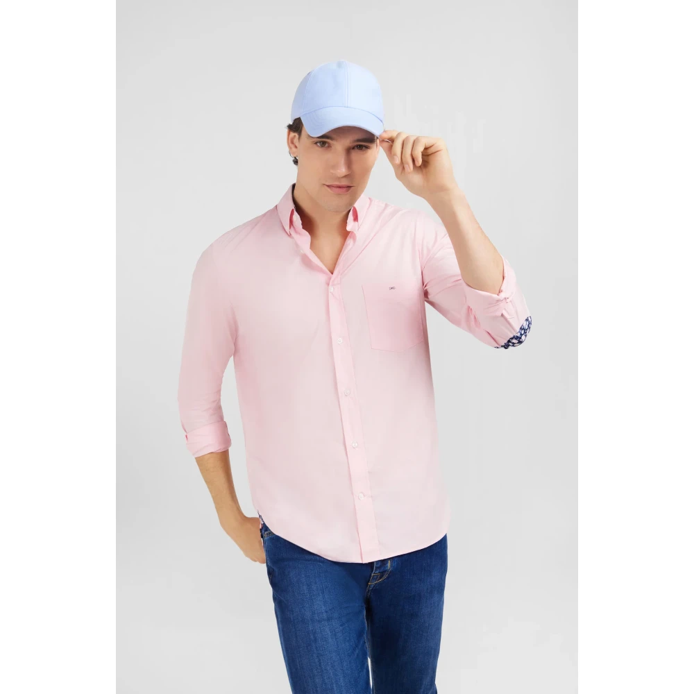 Eden Park Chemise Pink Heren
