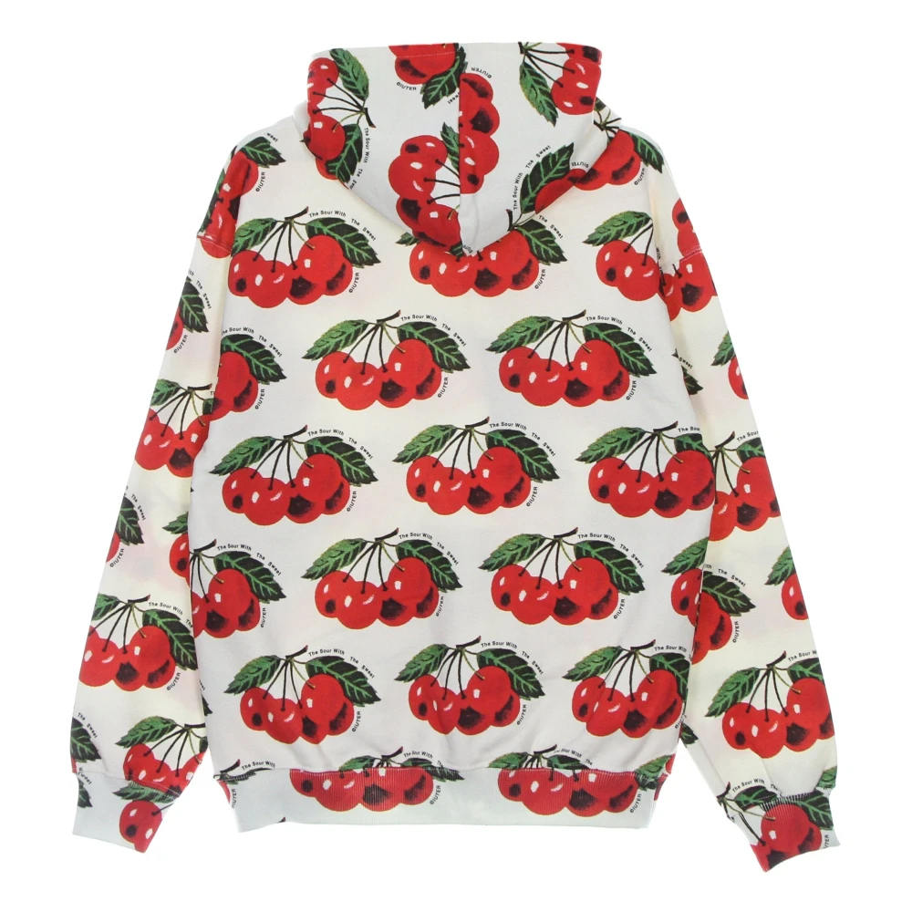 Iuter Cherry Allover Hoodie Lichtgewicht Sweatshirt Multicolor Heren