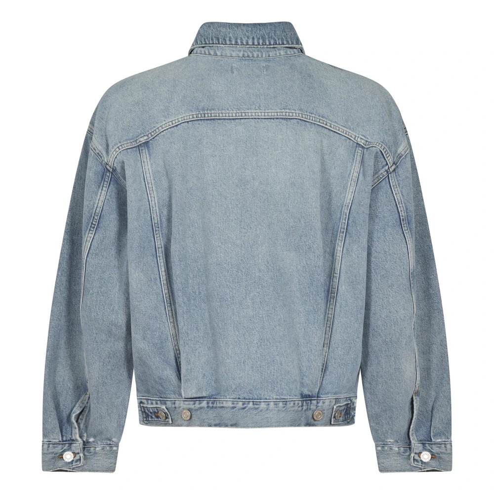 Agolde Stijlvolle Denim Jassen Collectie Blue Heren