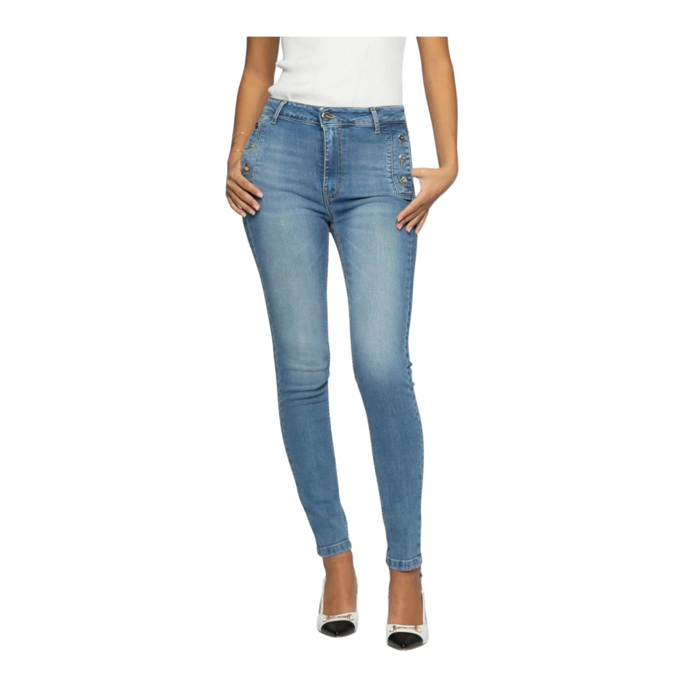 Kocca Slim Fit Denim Jeans Blue Dames