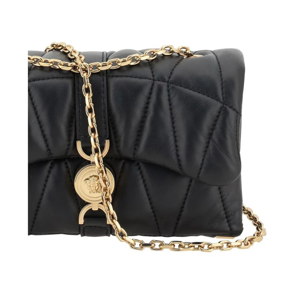 Versace Schoudertas met Medusa Logo Black Dames
