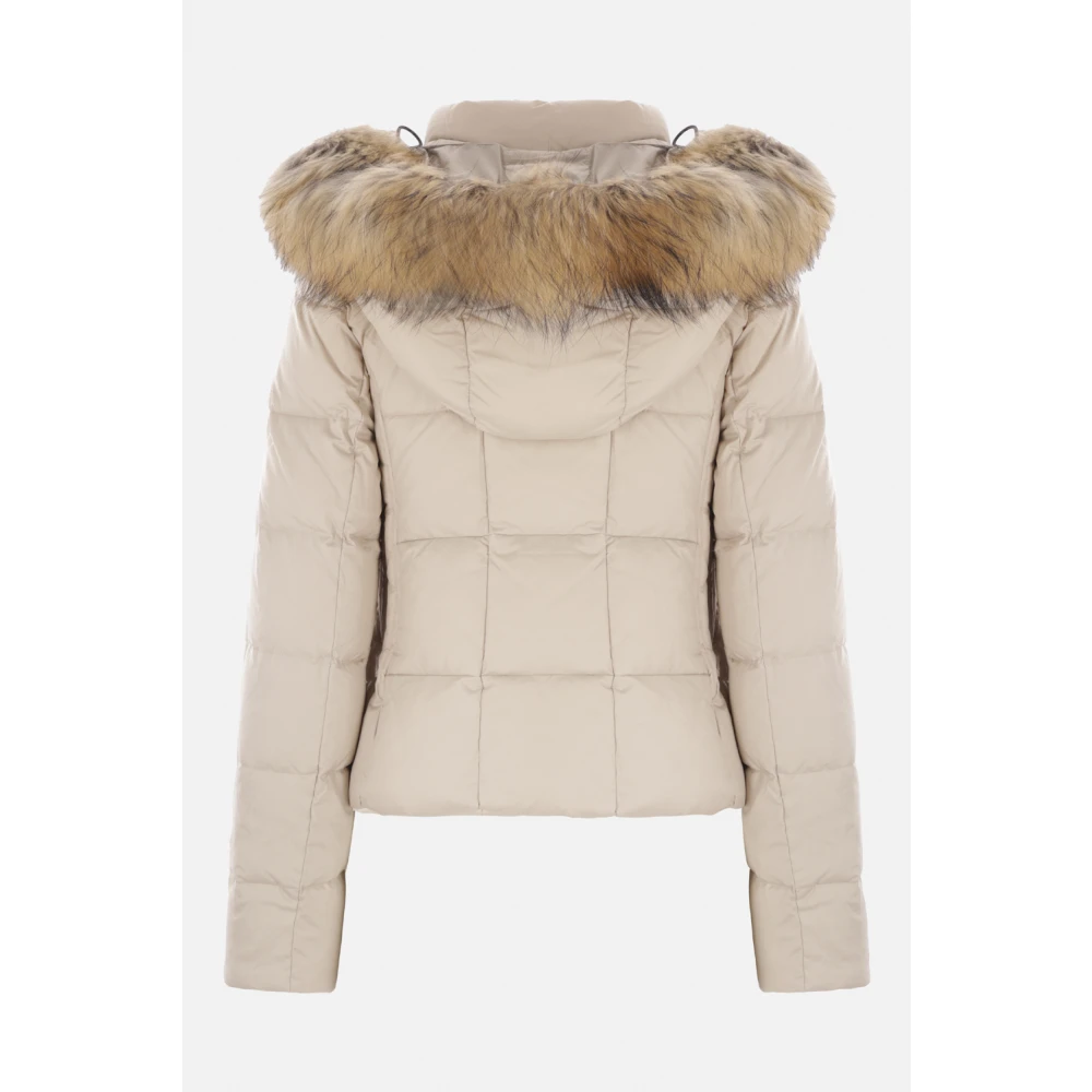 Tatras Licht Beige Nylon Twill Gewatteerde Jas Beige Dames
