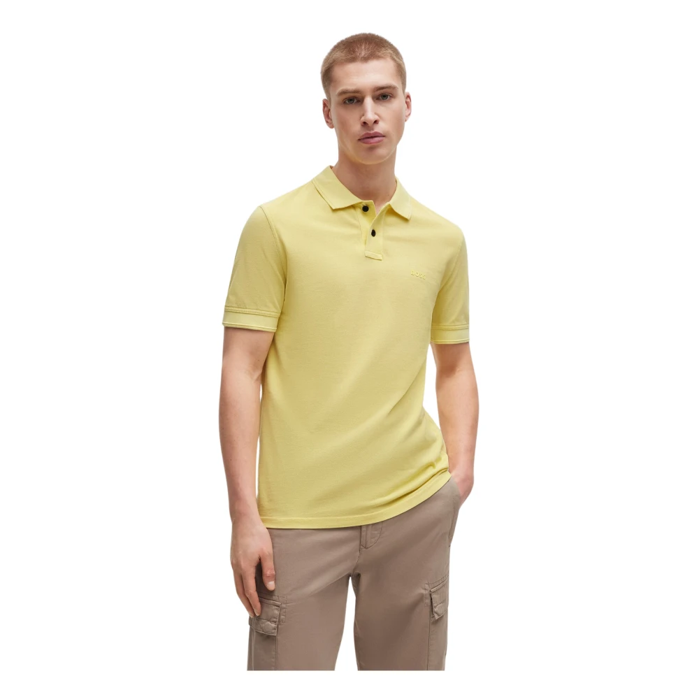 Boss Klassiek Poloshirt Yellow Heren