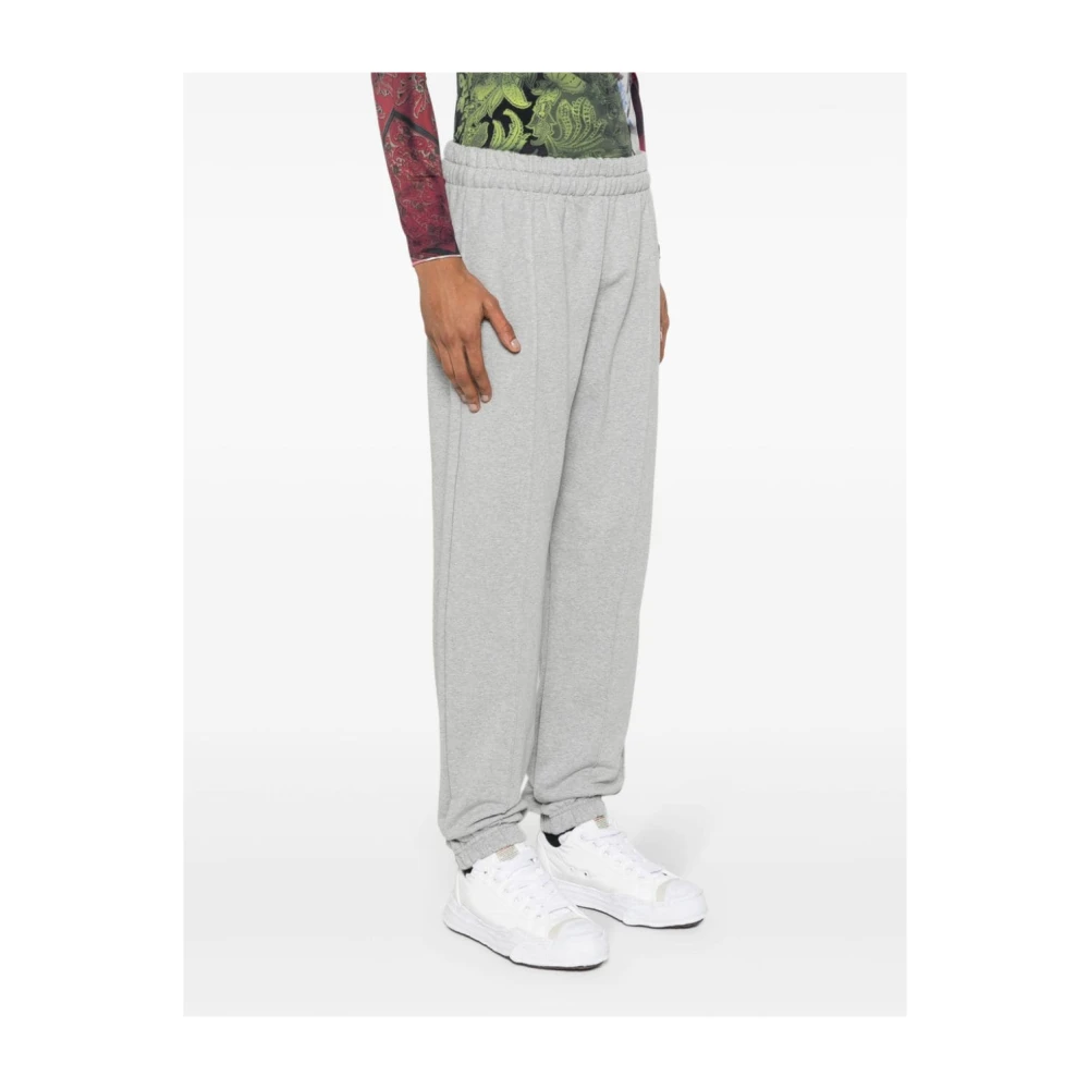 Gcds Grijze Logo Sweatpants Gray Heren