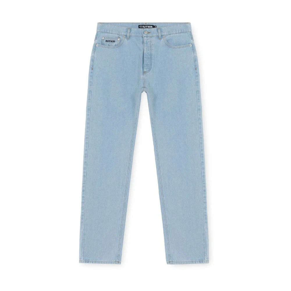 Iuter Regular Denim Jeans Lente Zomer 2024 Blue Heren