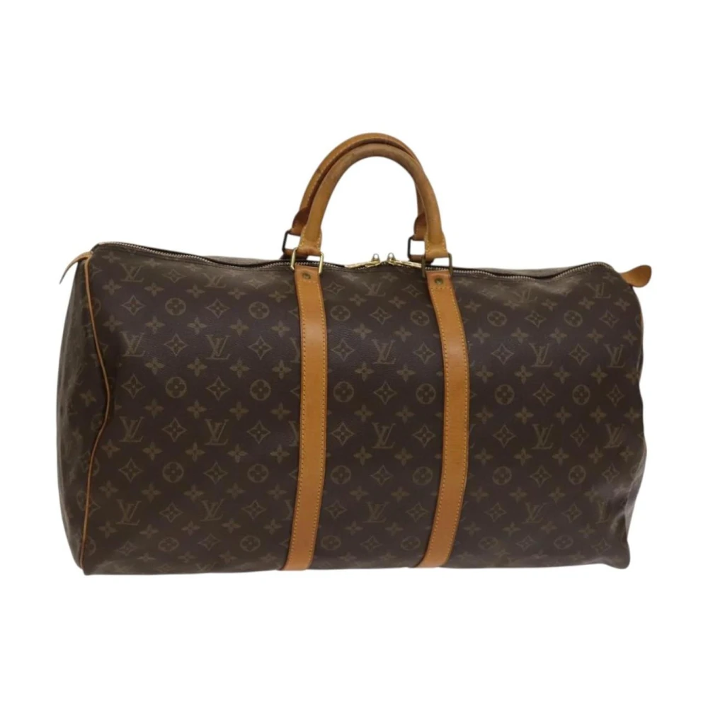 Louis Vuitton Vintage Unisex Brown Pre-Owned Vintage Monogram Keepall Travel Duffle Bag