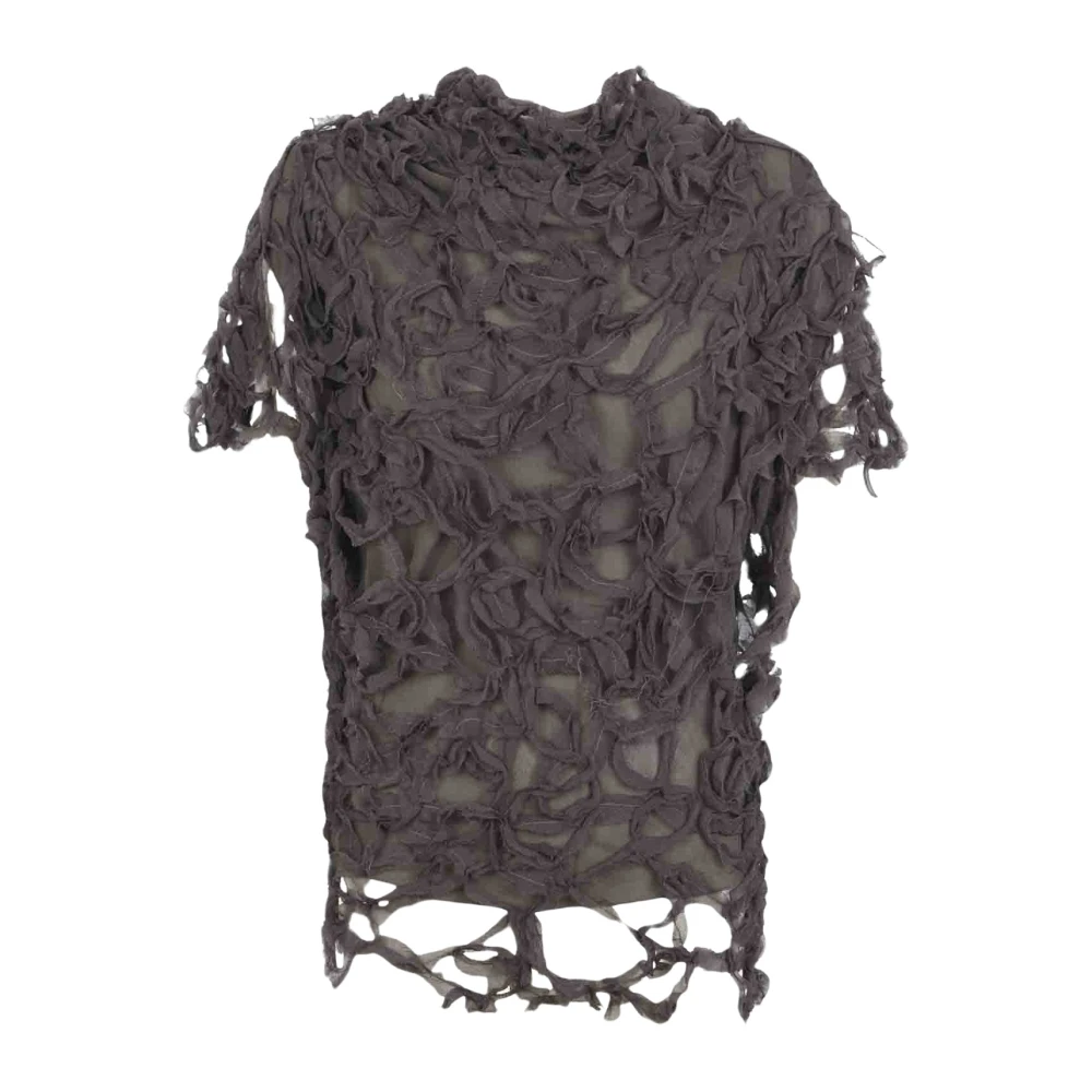 Cortana Gray Blouses, Female, M, Embull Asymmetric Top