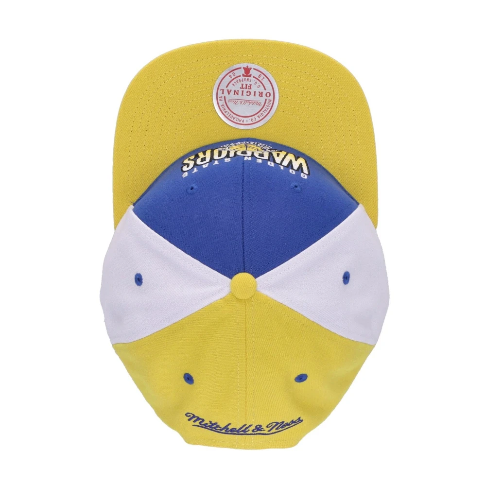 Mitchell & Ness NBA Snapback Pet Blauw Geel Multicolor Heren