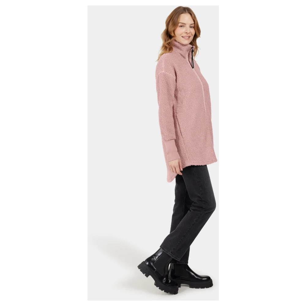 Didriksons Jas met rits en reflecterende details Pink Dames
