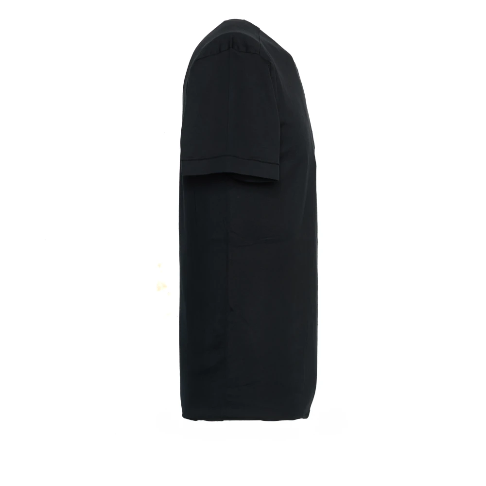 Stone Island Slim Fit Logo Patch T-Shirt Black Heren