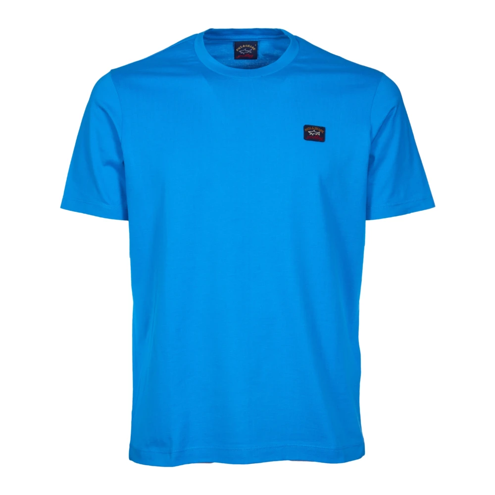 PAUL & SHARK Logo Crew-neck T-shirt en Polo Blue Heren