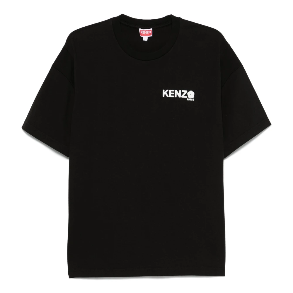 Kenzo Bloemen Klassiek T-shirt Black Heren