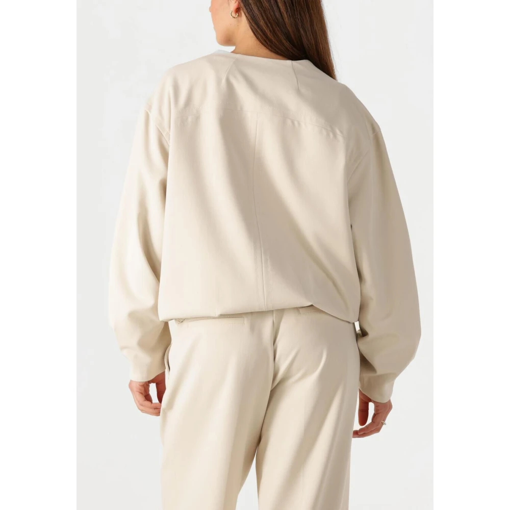 Summum Woman Beige Jas voor veelzijdige stijl Beige Dames