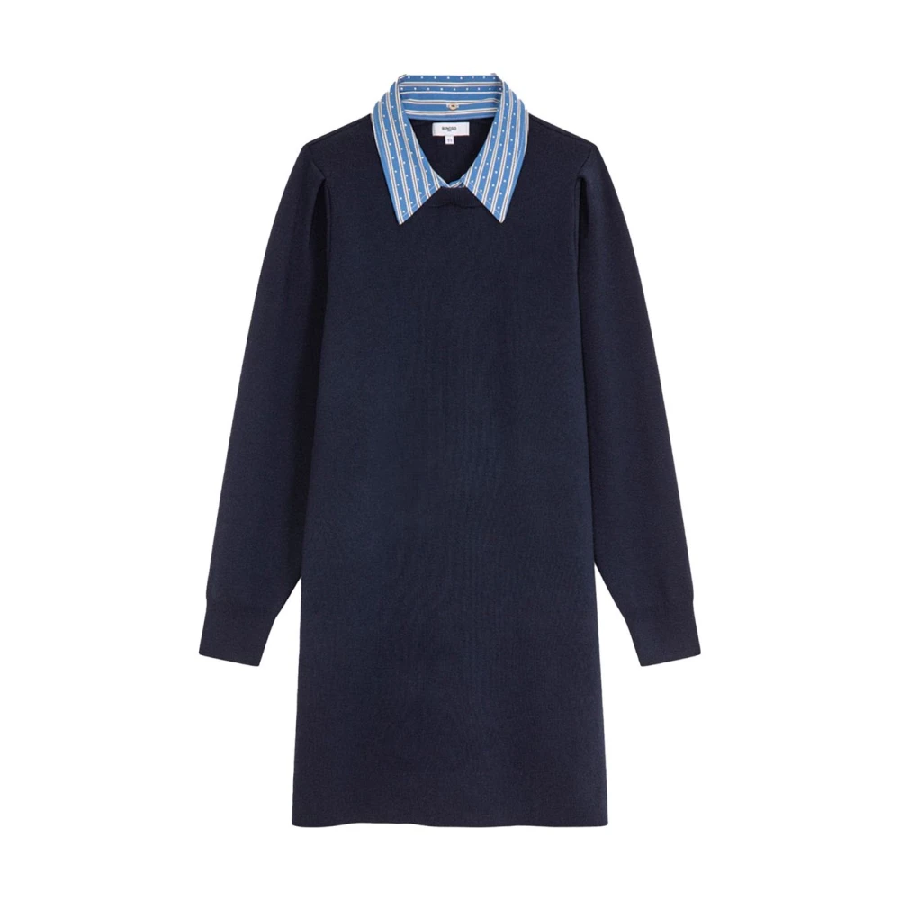 Suncoo Elegante Jurk voor Vrouwen Blue Dames