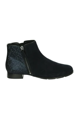 Blå Mocka Western Boot