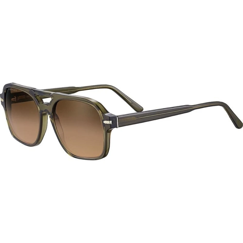 Serengeti Unisex Green Marco Sunglasses - Sunglasses - 57 Mm - Accessories