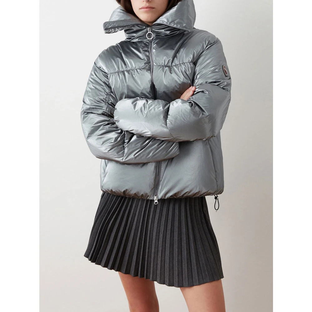 Colmar Metallic Oversized Glam Winterjas Gray Dames
