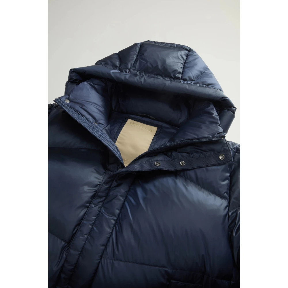 Woolrich Pertex Quantum Gewatteerde Eendendonsjas Blue Heren