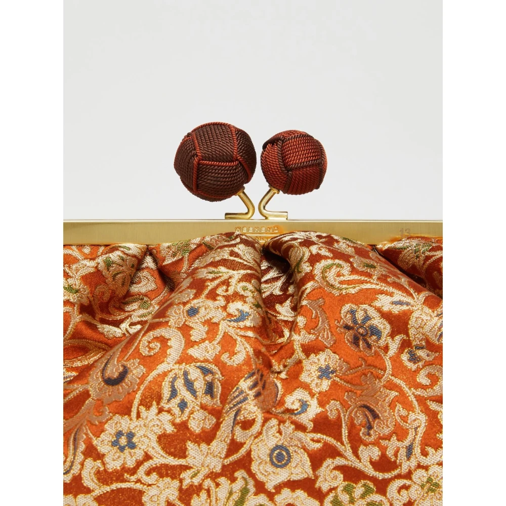 Max Mara Weekend Zijden Pasticcino Schoudertas Brown Dames