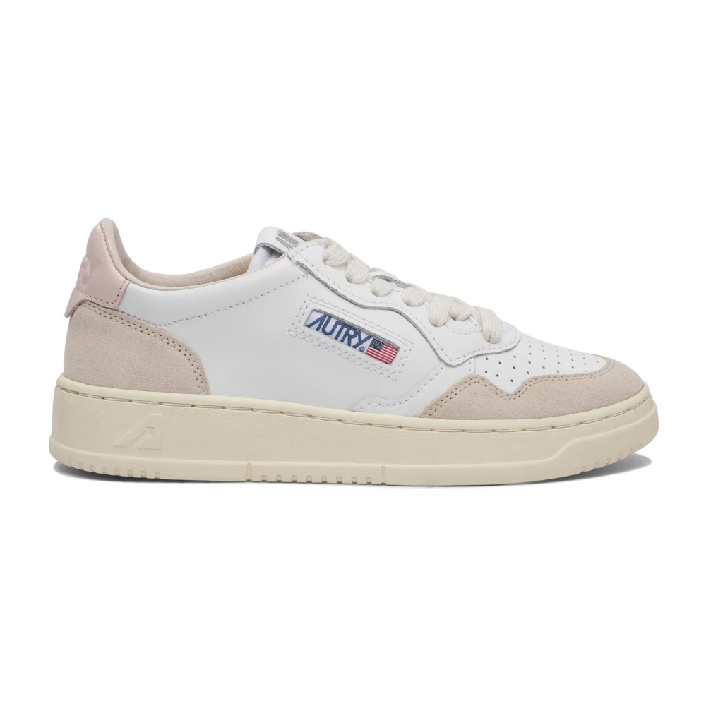 Autry Witte Sneakers met Tennisgeïnspireerd Ontwerp Dames Schoenen Veelkleurig Multicolor