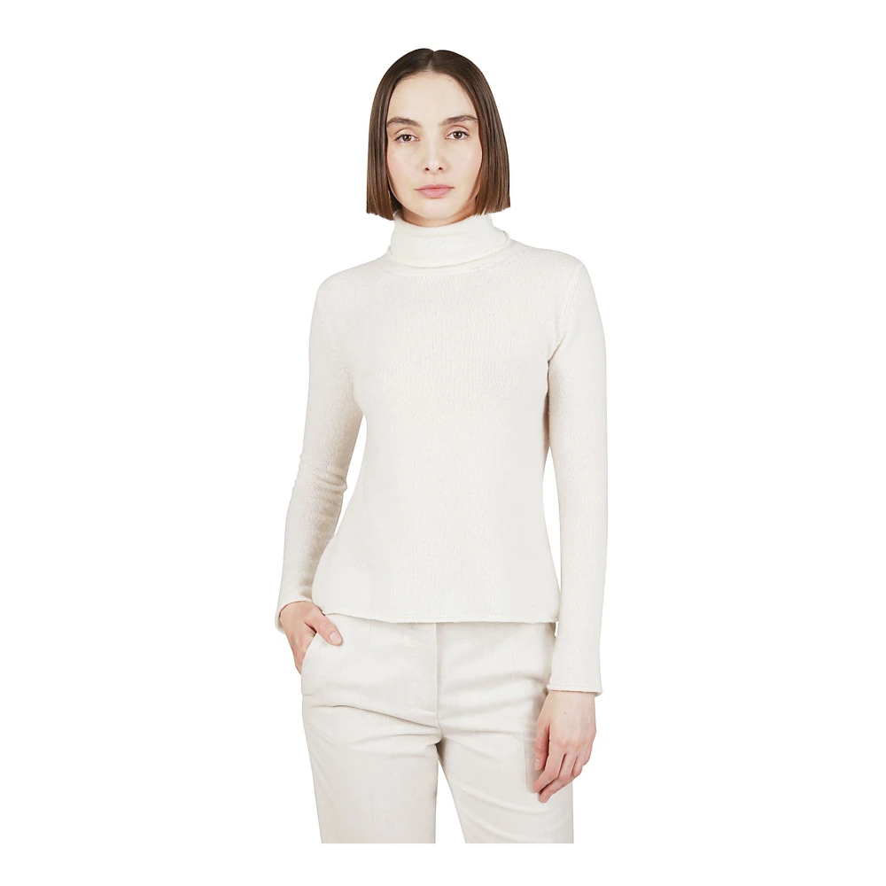Eleventy Kasjmier Coltrui Trui White Dames