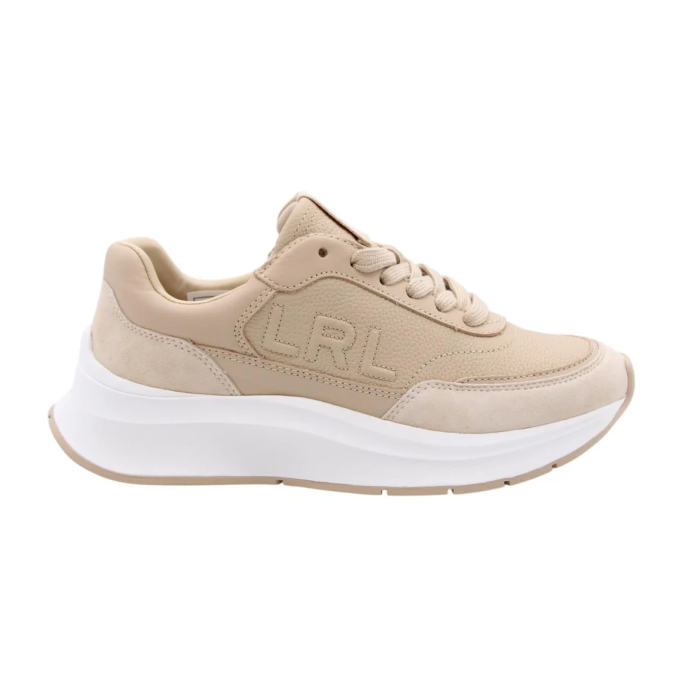 Polo Ralph Lauren Beige Sofia Sneaker