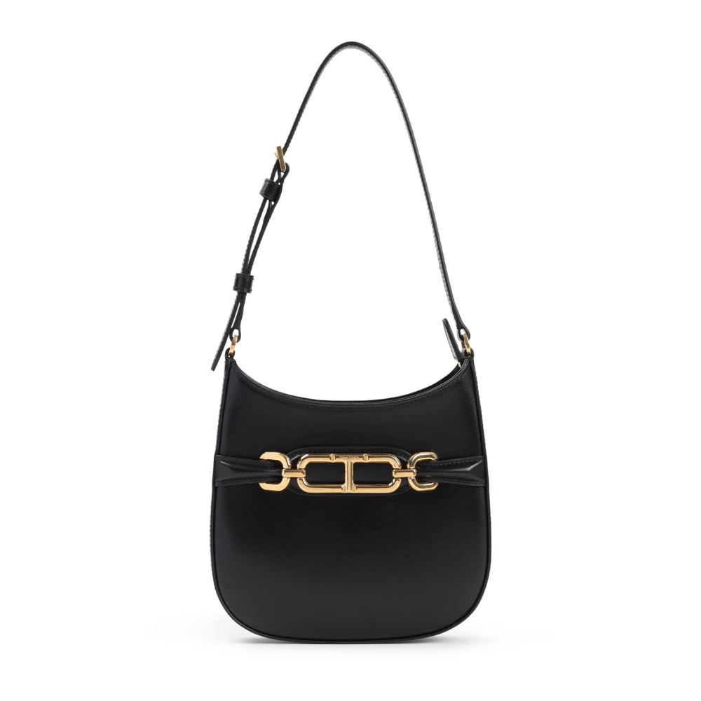 Tom Ford Zwarte Schoudertas Elegant Chic Design Black Dames