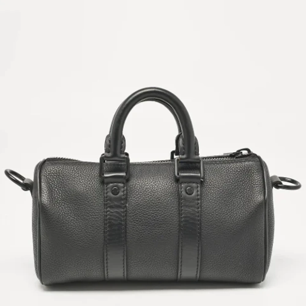 Louis Vuitton Vintage Pre-owned Leather louis-vuitton-bags Black Heren